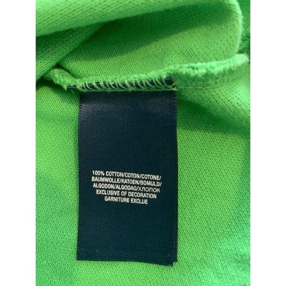 Polo Ralph Lauren Polo Shirt Mens Small Green Short Sleeve Pony Logo Preppy - Picture 8 of 10